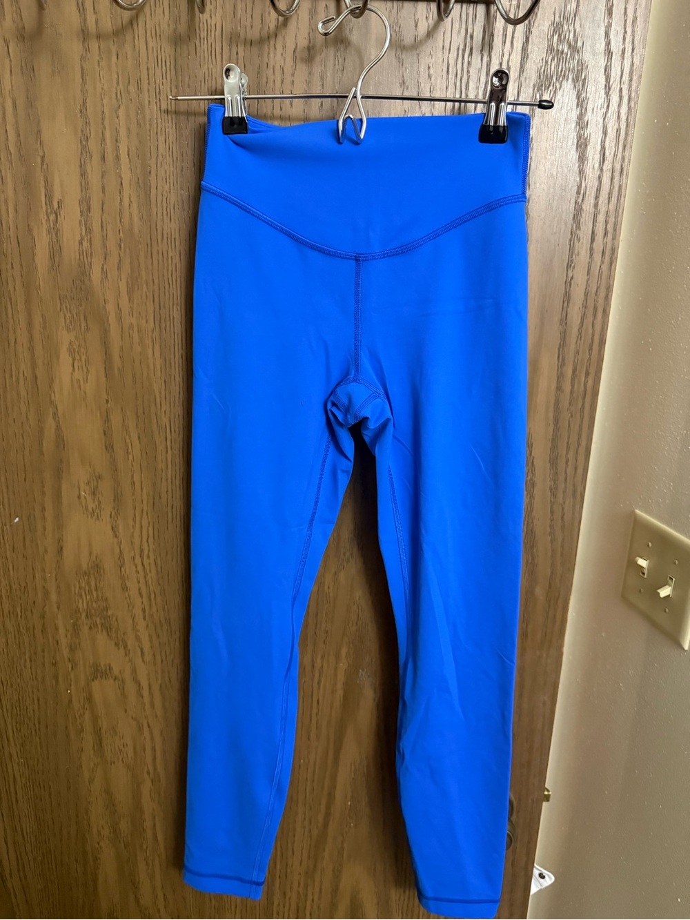 lululemon athletica women’s wunder Blue Performance Leggings 25”